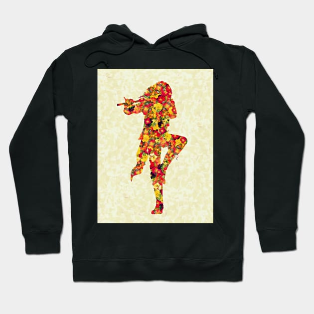 Jethro Tull Ian Anderson Artwork Rock Music Gift Hoodie by ZiggyPrint